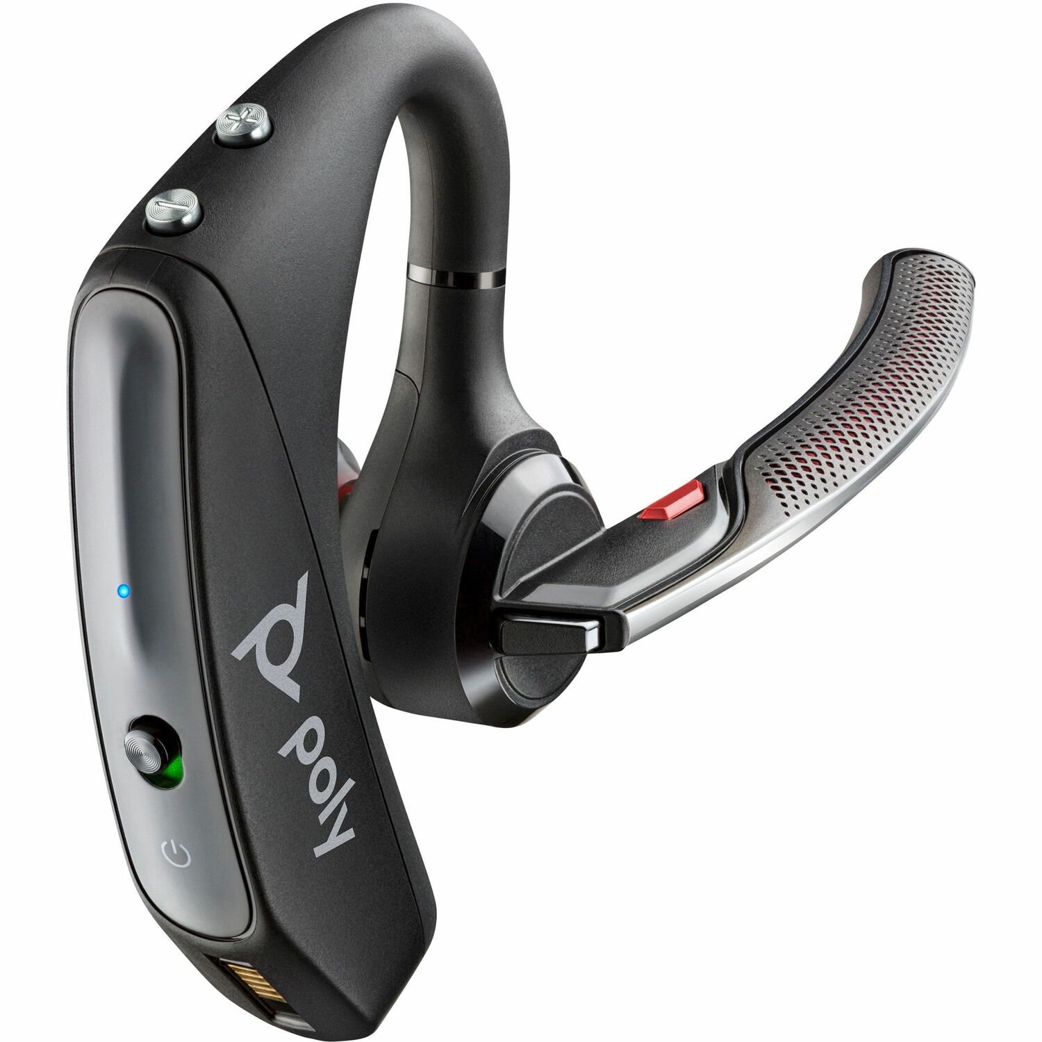 Poly Voyager 5200 Wired/Wireless Over-the-ear, Earbud Mono Earset - Black