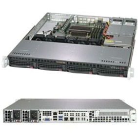 Supermicro SuperServer 5019C-MR Barebone System - 1U Rack-mountable - Socket H4 LGA-1151 - 1 x Processor Support