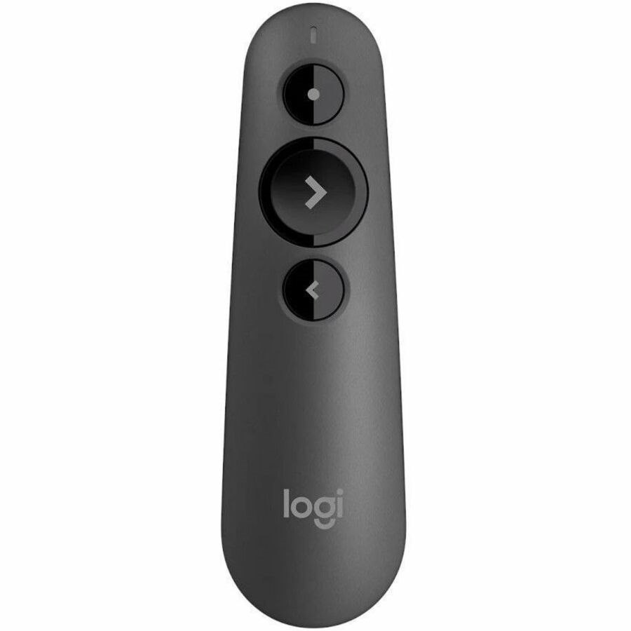Logitech R500 Pointer - Bluetooth/Radio-Frequenz - USB - 3 Taste(n) - Graphit
