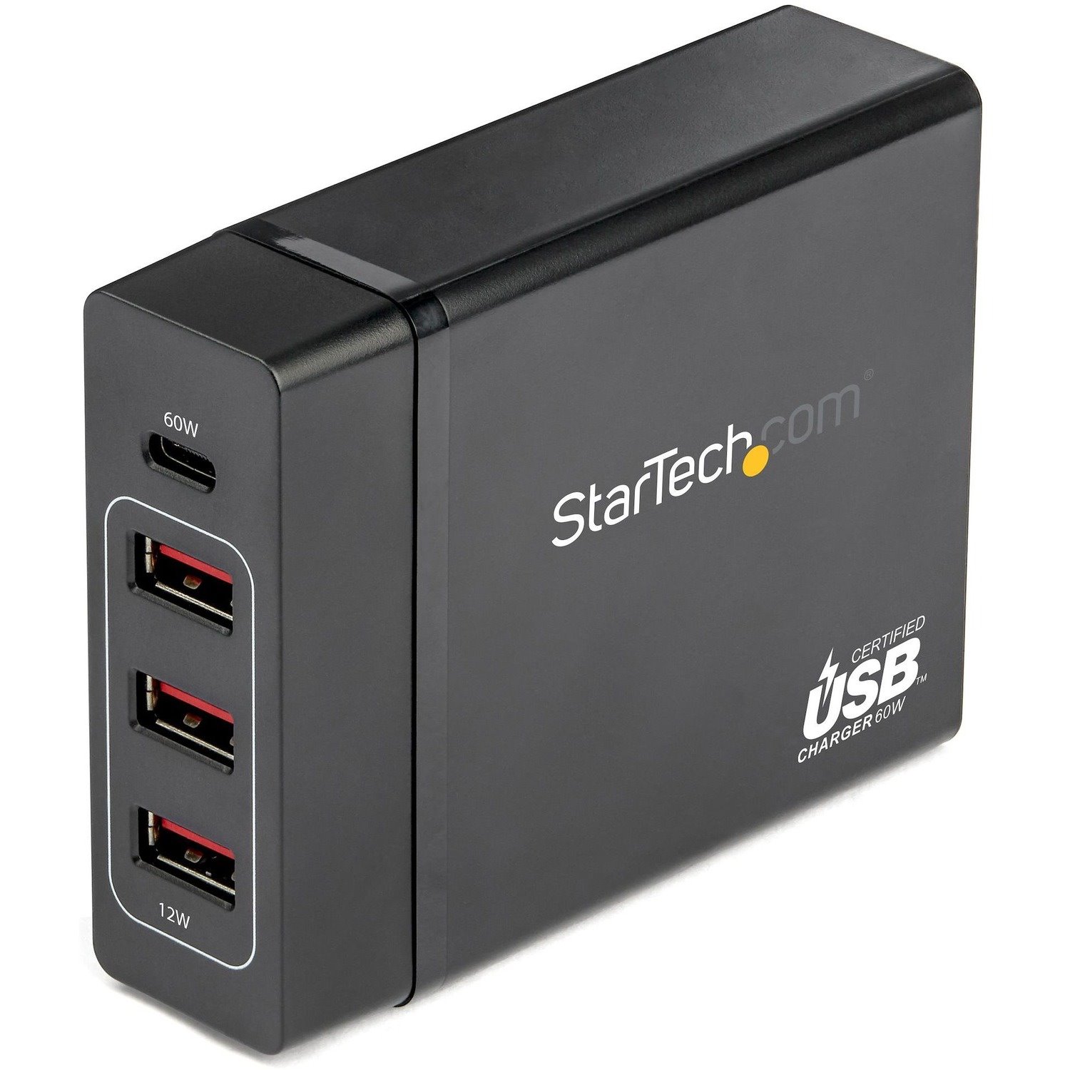 StarTech.com USB-C Charging Station, 72W, 1x USB-C + 3x USB-A, Portable Charger with PD, Laptop Replacement Charger, USB-C Power Adapter