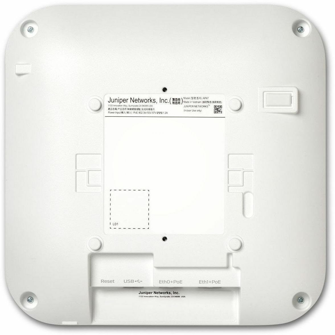 Mist AP47D Tri Band Wi-Fi 7 IEEE 802.11 a/b/g/n/ac/ax/be 28.80 Gbit/s Wireless Access Point - Indoor