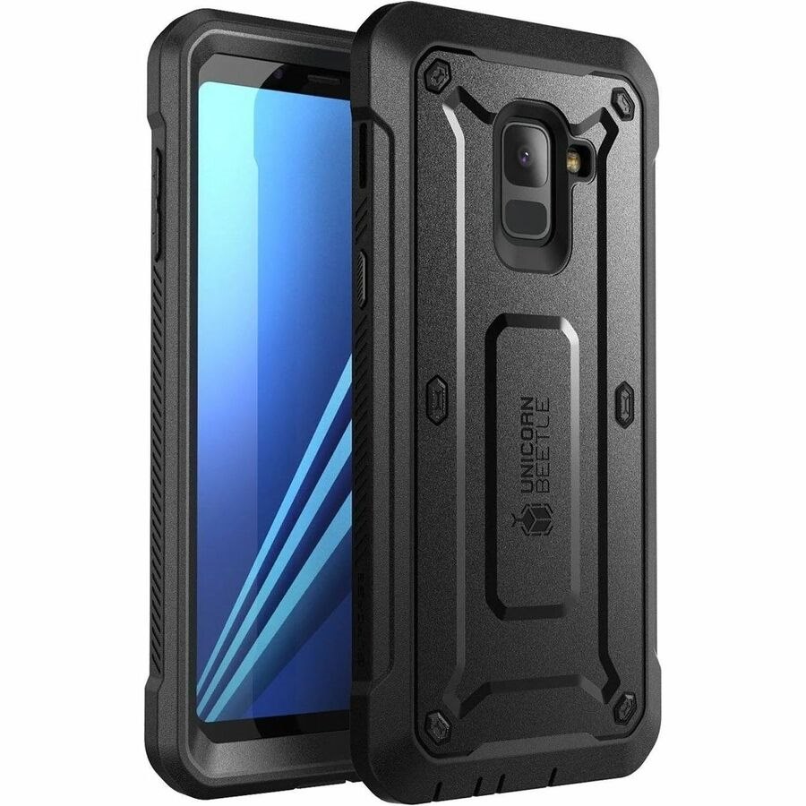 SUP Unicorn Beetle Pro Rugged Carrying Case (Holster) Samsung Galaxy A8+ (2018) Smartphone - Black