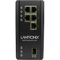 Lantronix Unmanaged Hardened Gigabit Ethernet PoE++ Switch