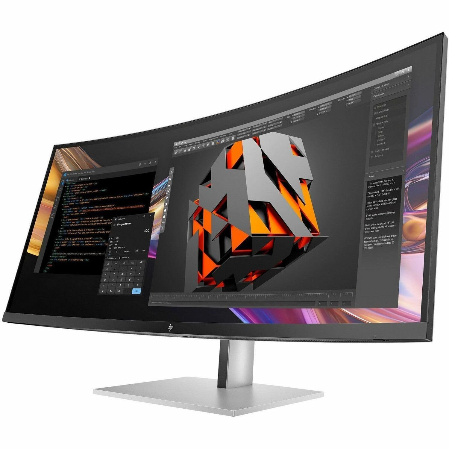 HP S7 Pro 738Pu WQHD+ TB4 MNTR 37.5In WQHD 3840X16001 Dhdmi/Usb