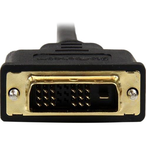 StarTech.com 6ft (2m) Micro HDMI to DVI Cable, Micro HDMI to DVI Adapter Cable, Micro HDMI Type-D to DVI-D Monitor/Display Converter Cord