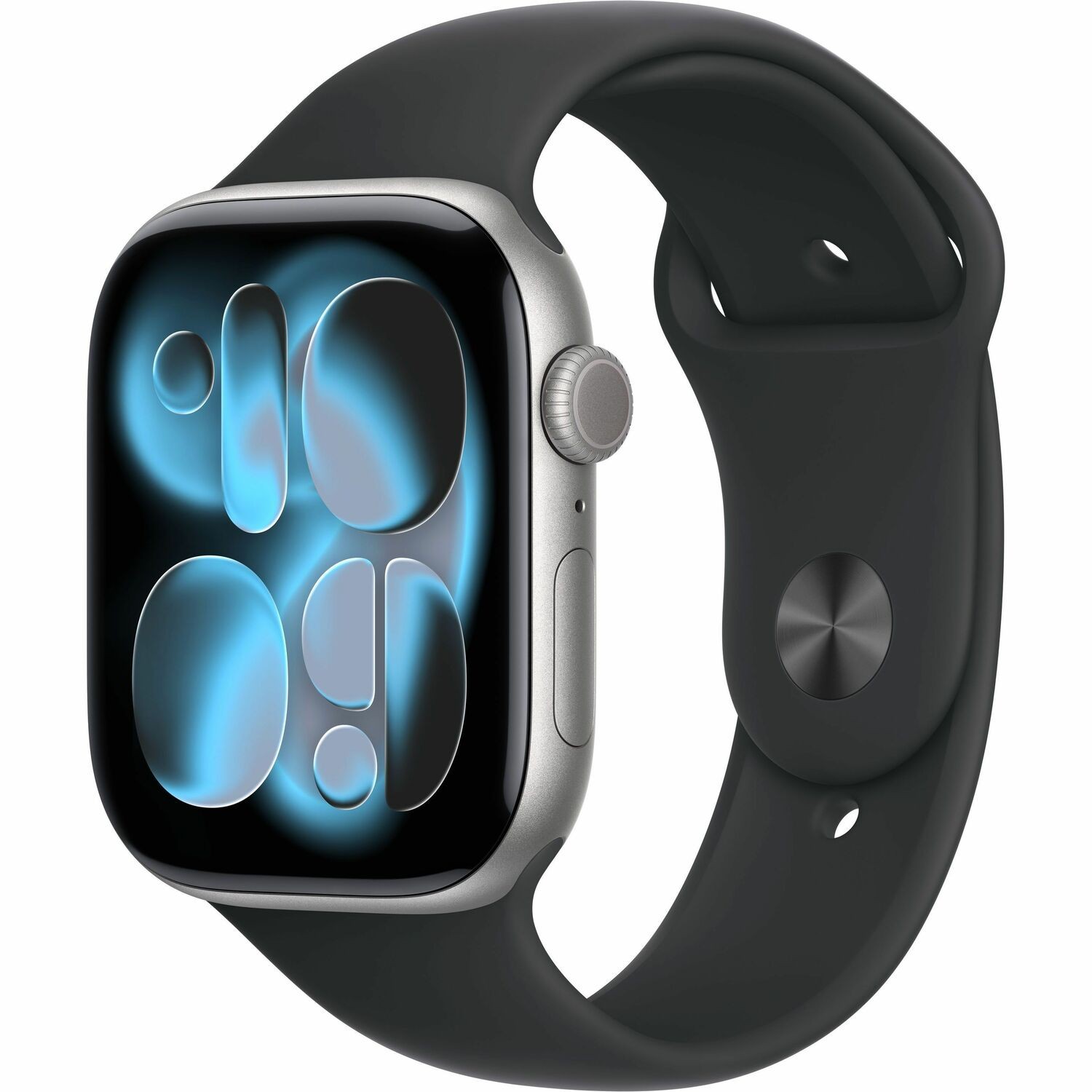 Apple Watch Series 11 Smart Watch - 46 mm Case Height - 39 mm Case Width - Space Gray Case Color - Black Band Color - Aluminium Case Material - Wireless LAN - 4G - LTE