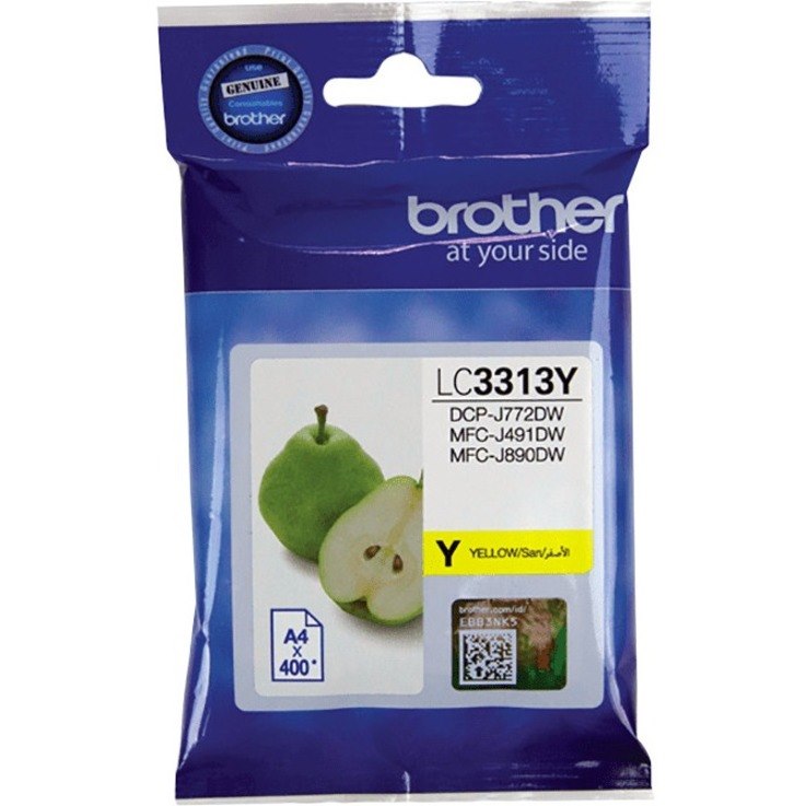 Brother LC3313Y XL Yield Inkjet Ink Cartridge - Yellow Pack