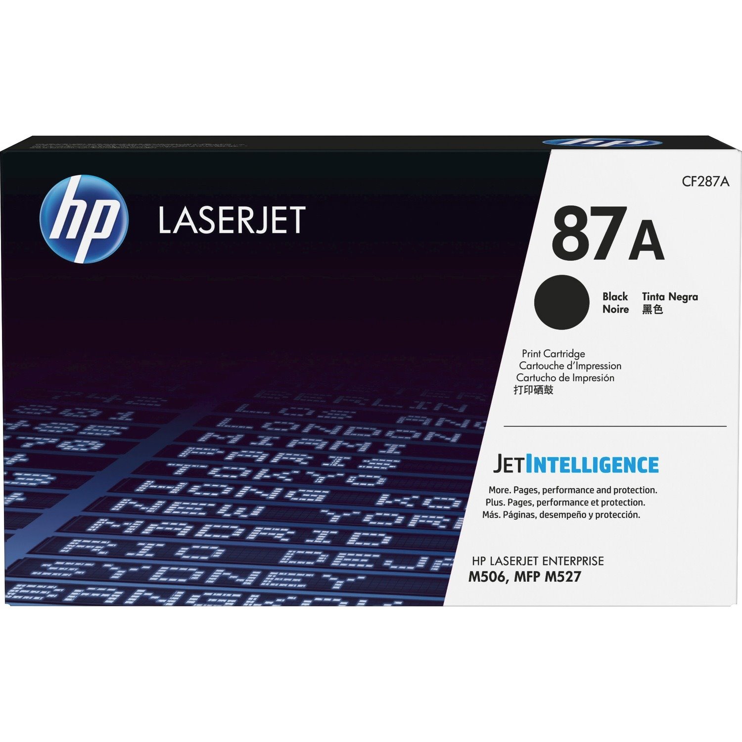 HP 87A Original Laser Toner Cartridge - Black - 1 Each