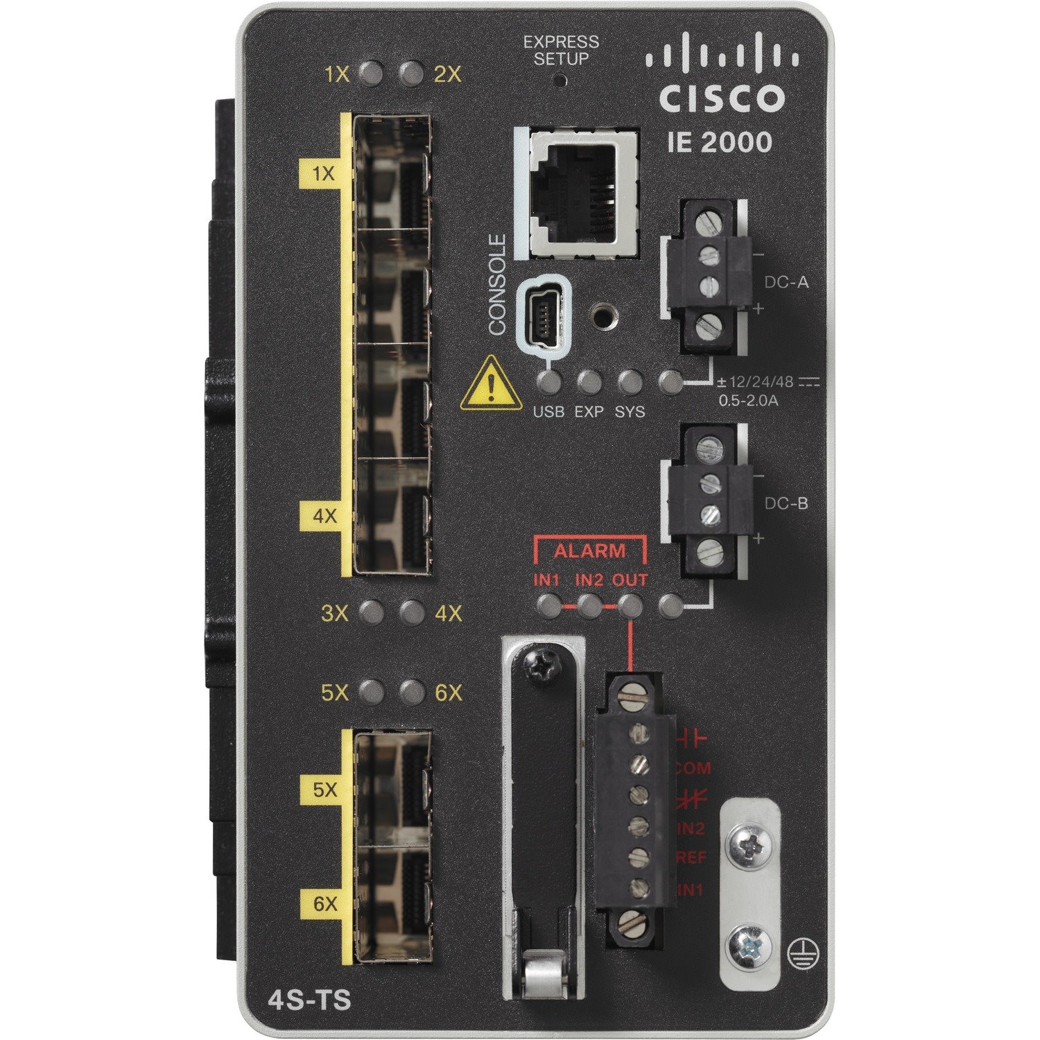 Cisco IE-2000 IE-2000-4S-TS-G-L Manageable Ethernet Switch - Fast Ethernet, Gigabit Ethernet - 100Base-X, 1000Base-X - Refurbished