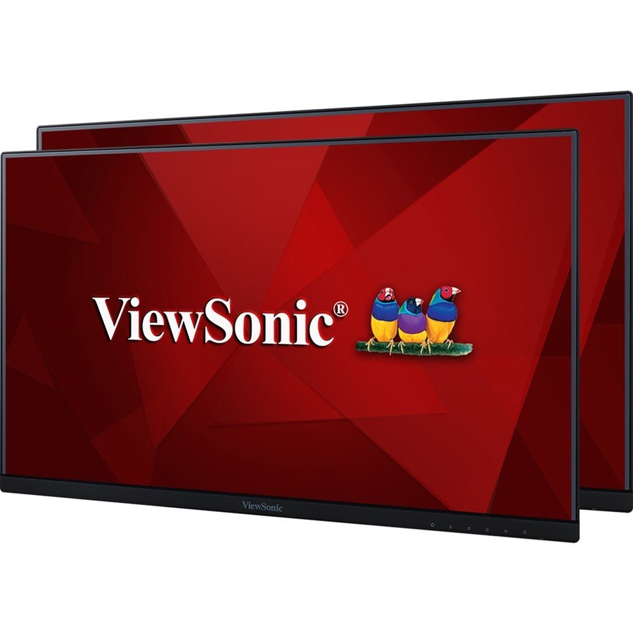 ViewSonic VA2456-MHD_H2 Dual Pack Head-Only 1080p IPS Monitors with 100Hz, Ultra-Thin Bezels, HDMI, DisplayPort and VGA for Home and Office