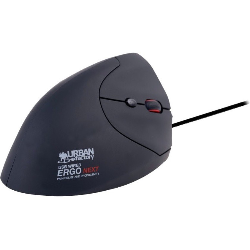 Urban Factory ERGO Mouse - USB Type A - Optical - 3 Button(s)