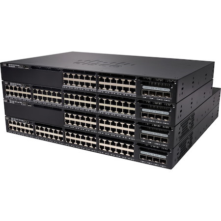 Cisco Catalyst 3650 3650-48FQM-L 48 Ports Manageable Layer 3 Switch - Gigabit Ethernet, 10 Gigabit Ethernet - 10/100/1000Base-TX, 10GBase-X