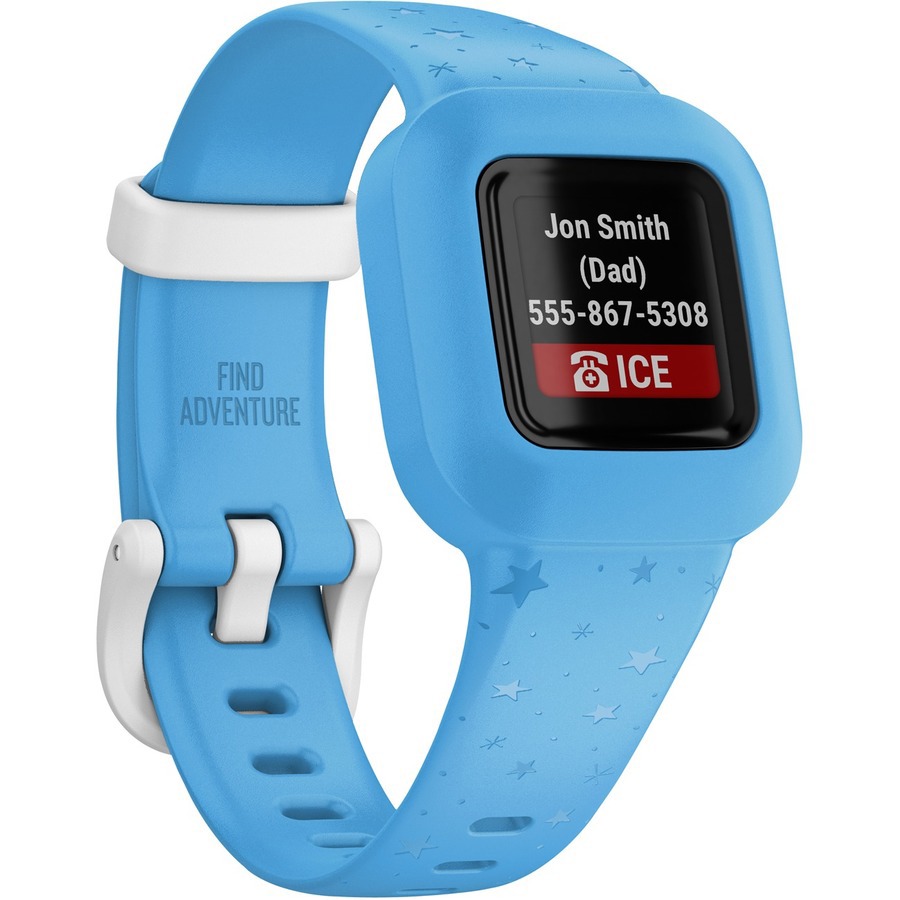 Garmin v&iacute;vofit jr. 3 Smart Watch - Blue Body Color - Silicone Band Material