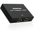 IOGEAR 2-Port 8K DisplayPort 1.4 Switch
