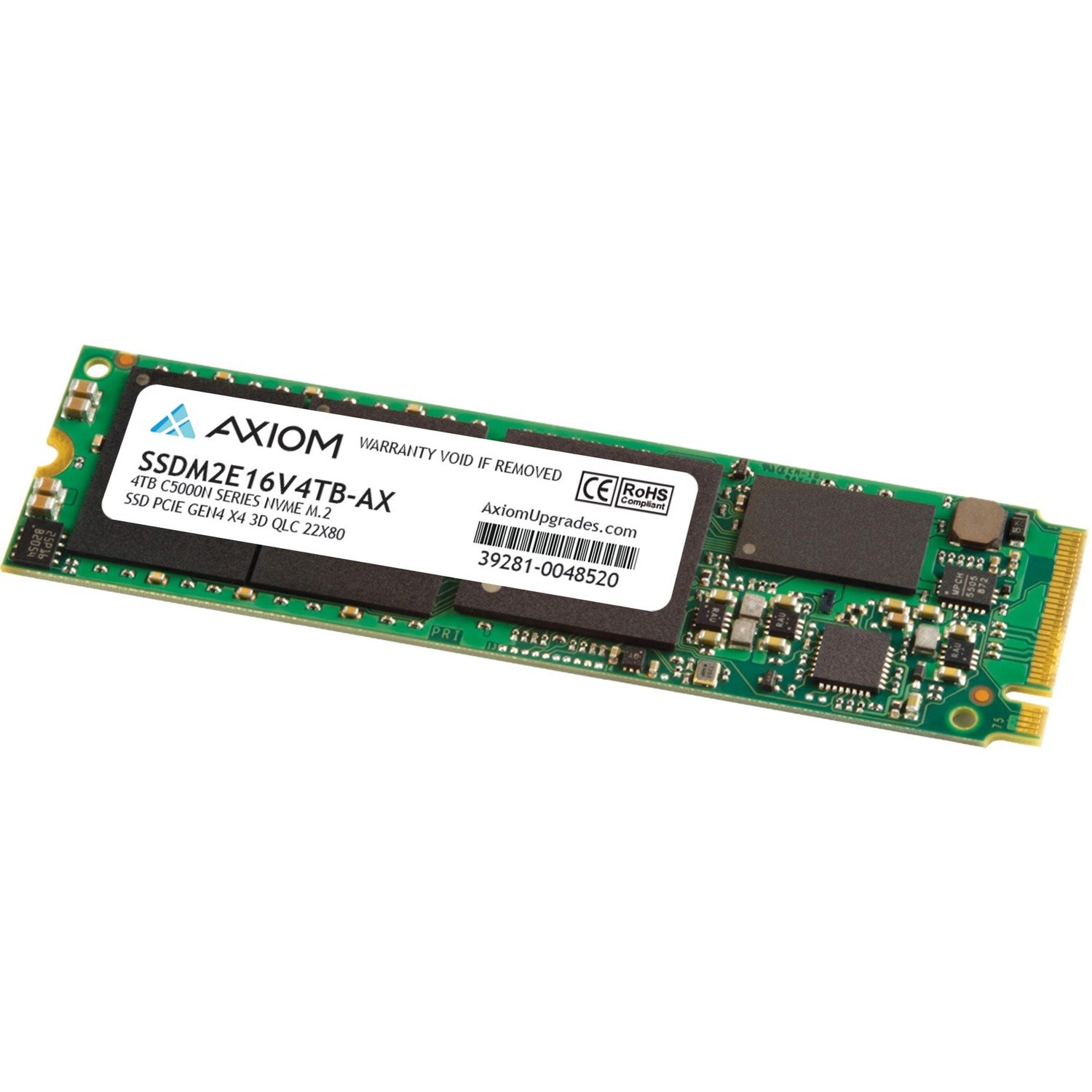 Axiom 4 TB Solid State Drive - M.2 Internal - PCI Express NVMe (PCI Express NVMe 4.0 x4)