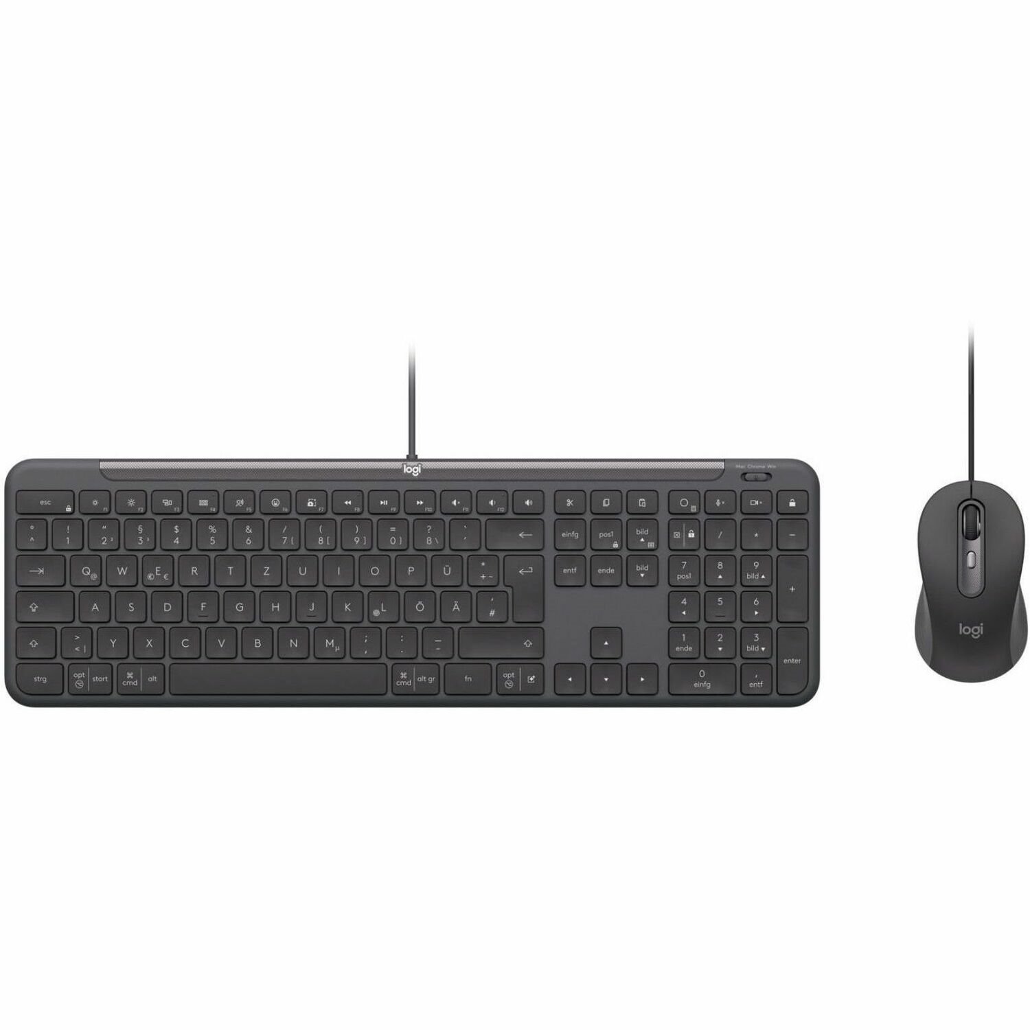Logitech Signature Slim MK620 Keyboard & Mouse - QWERTY - German