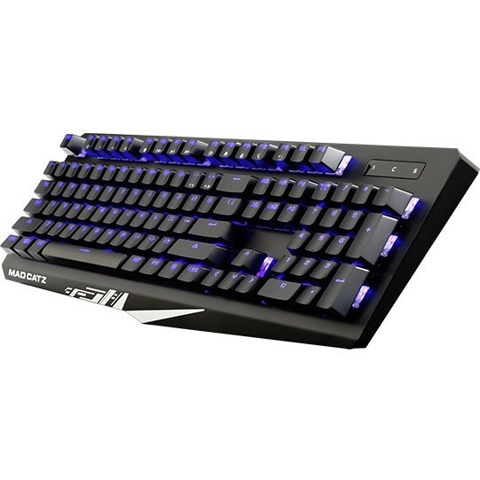 Mad Catz The Authentic S.T.R.I.K.E. 4 Mechanical Gaming Keyboard - Black