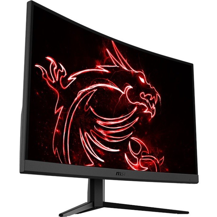 MSI Optix G32CQ4 E2 32" Class WQHD Curved Screen Gaming LCD Monitor - 16:9 - Black