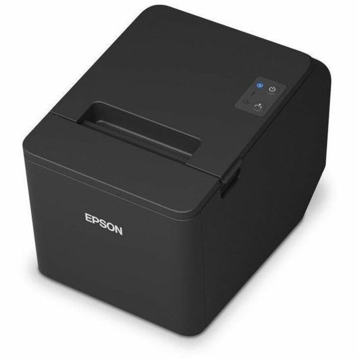 Epson TM-T20IV POS System Direct Thermal Printer - Monochrome - Receipt Print - Fast Ethernet - USB - Serial - UK - With Cutter - Black