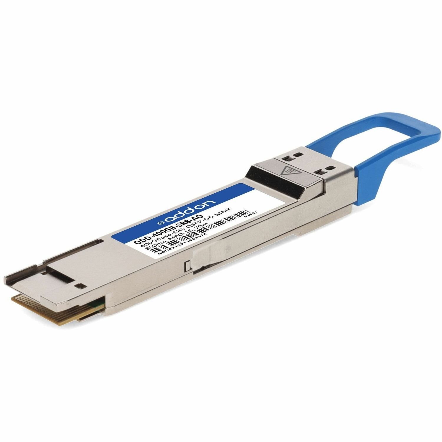 AddOn MSA and TAA 400GBase-SR8 QSFP-DD Transceiver (MMF, 850nm, 70m, MPO-16, DOM, CMIS 4.0)