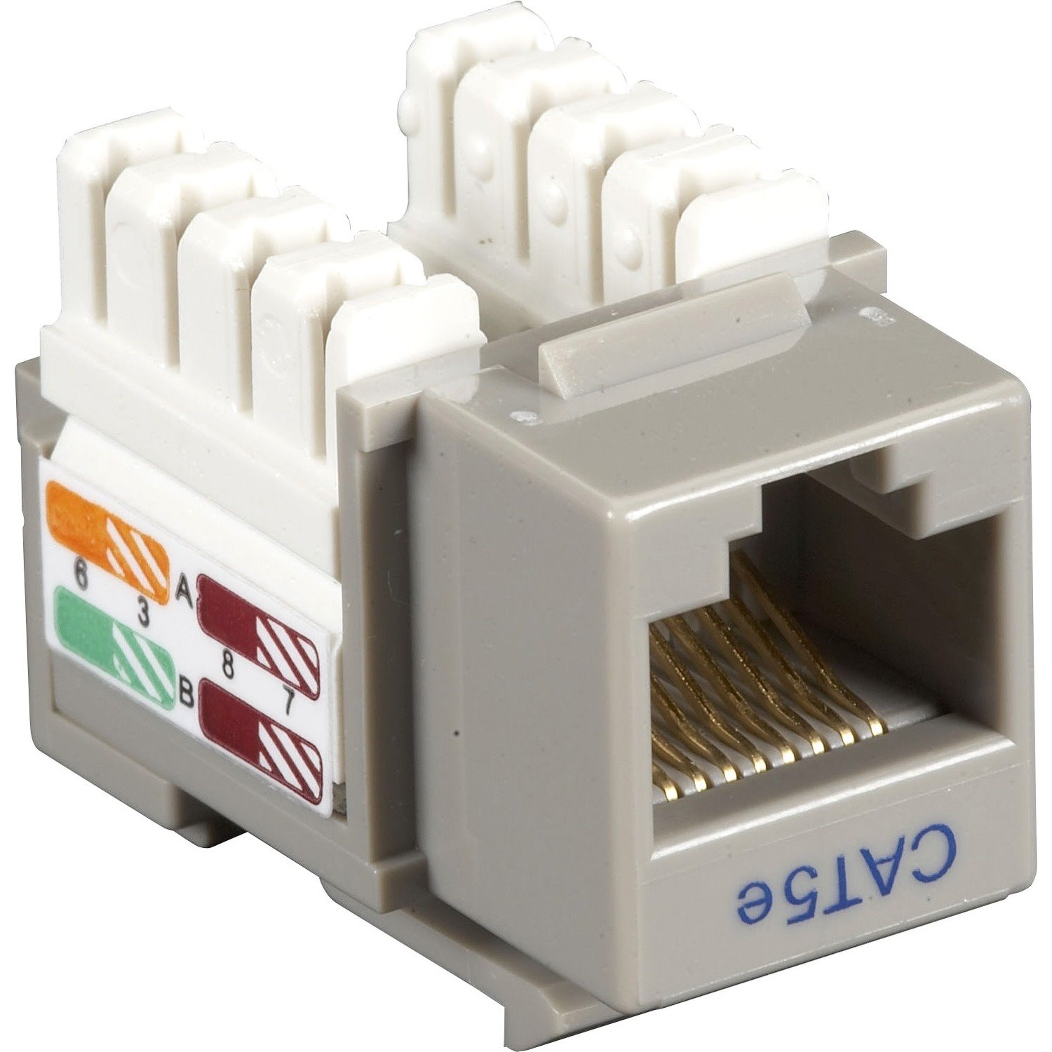 Black Box CAT5e Value Line Keystone Jack, Gray