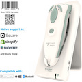 Socket Mobile DuraScan D755 Healthcare Handheld Barcode Scanner - Wireless Connectivity - White