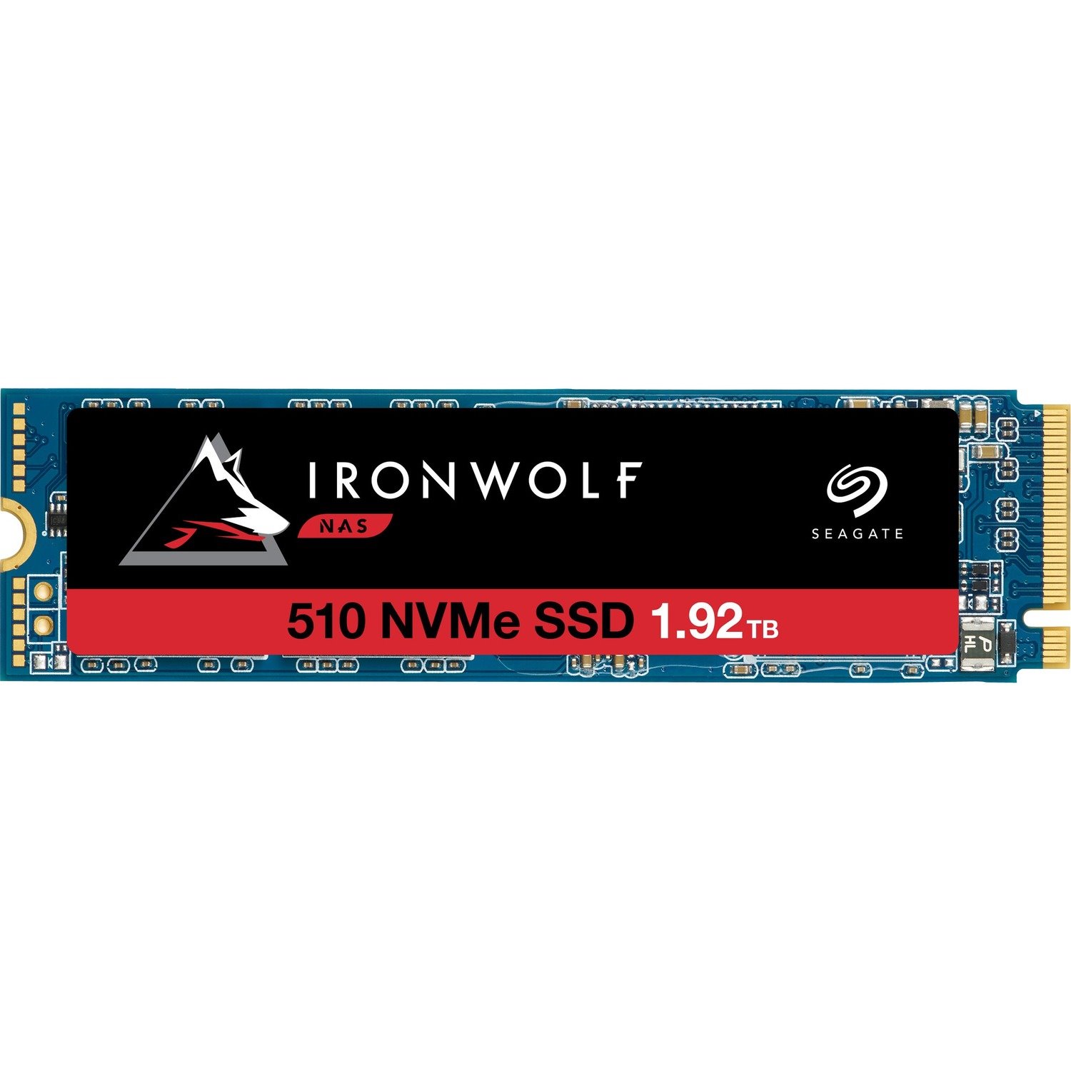 Seagate IronWolf 510 ZP1920NM30011 1.92 TB Solid State Drive - M.2 Internal - PCI Express NVMe - Conventional Magnetic Recording (CMR) Method