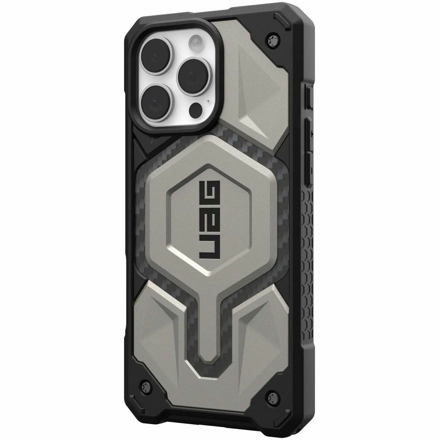 Urban Armor Gear Monarch Pro Rugged Case for Apple iPhone 16 Pro Max Smartphone - Titanium