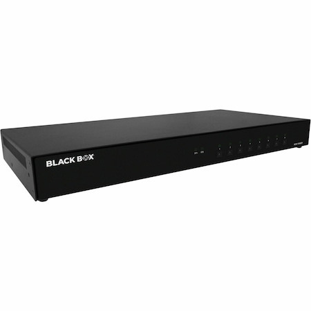 Black Box KVM Switch, NIAP 4.0 Certified - 8-Port, Single-Monitor, DVI-I, CAC