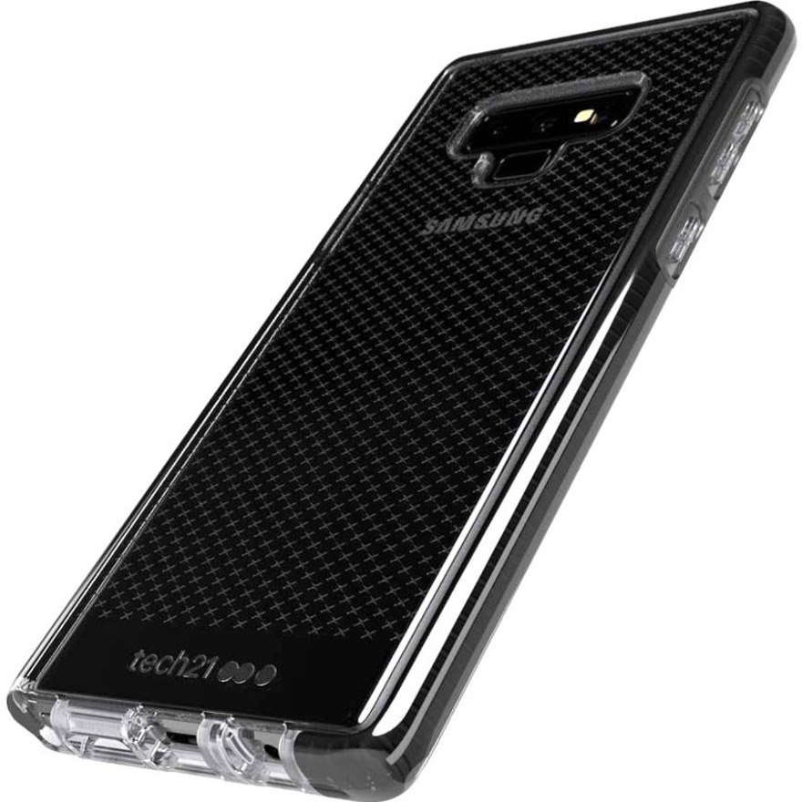 Tech21 Evo Check Case for Samsung Galaxy Note 9 Smartphone - Check Pattern - Smokey Black