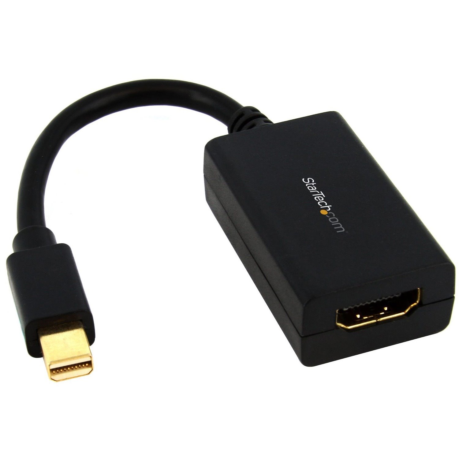 StarTech.com Mini DisplayPort to HDMI Adapter, Mini DP to HDMI Video Converter for Monitor/Display, 1080p, Passive mDP 1.2 to HDMI Adapter