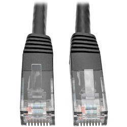 Eaton Tripp Lite Series Cat6 Gigabit Molded (UTP) Ethernet Cable (RJ45 M/M), PoE, Black, 7 ft. (2.13 m)