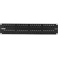 Black Box CAT6 Patch Panel, Punchdown - 2U, Unshielded, 48-Port