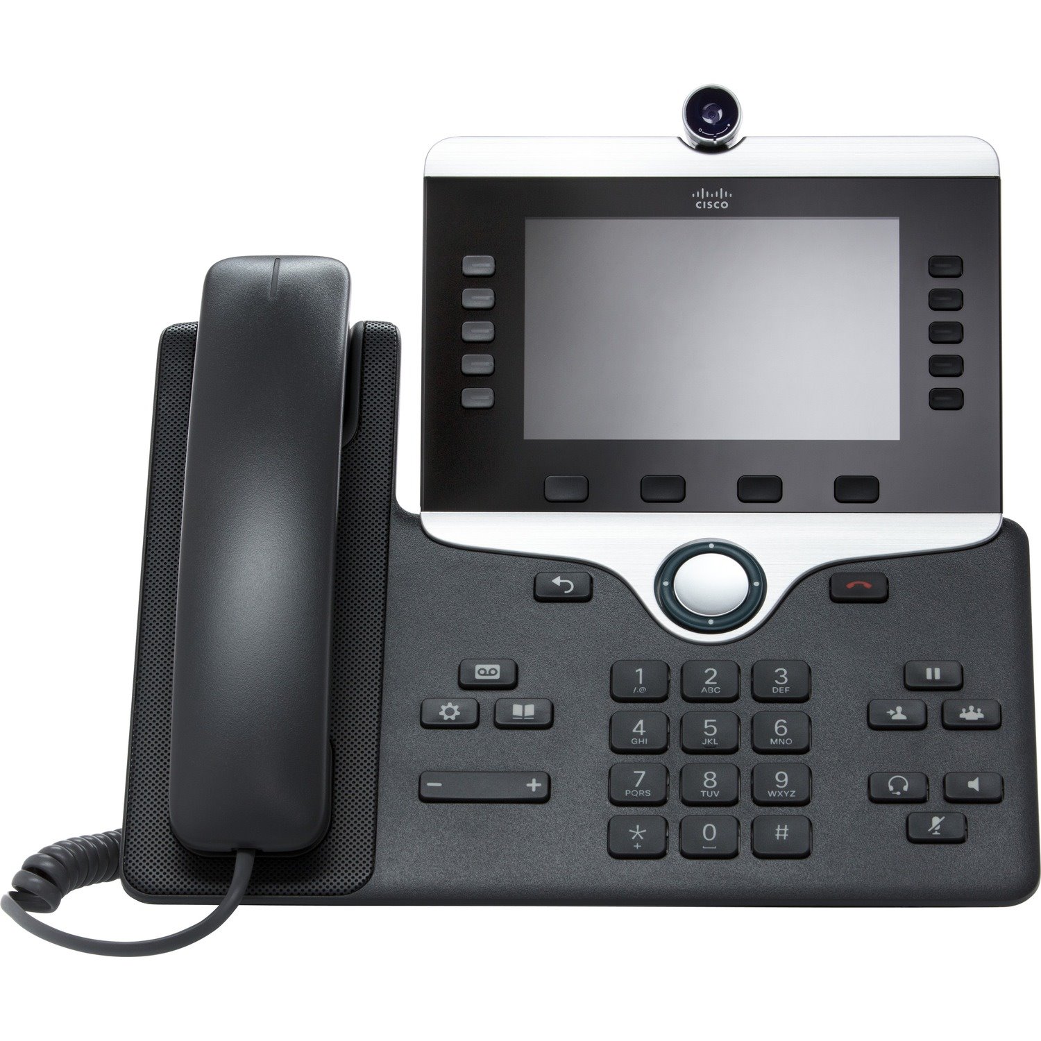 Cisco 8845 IP Phone - Corded/Cordless - Corded - Bluetooth - Wall Mountable, Tabletop - Charcoal - TAA Compliant