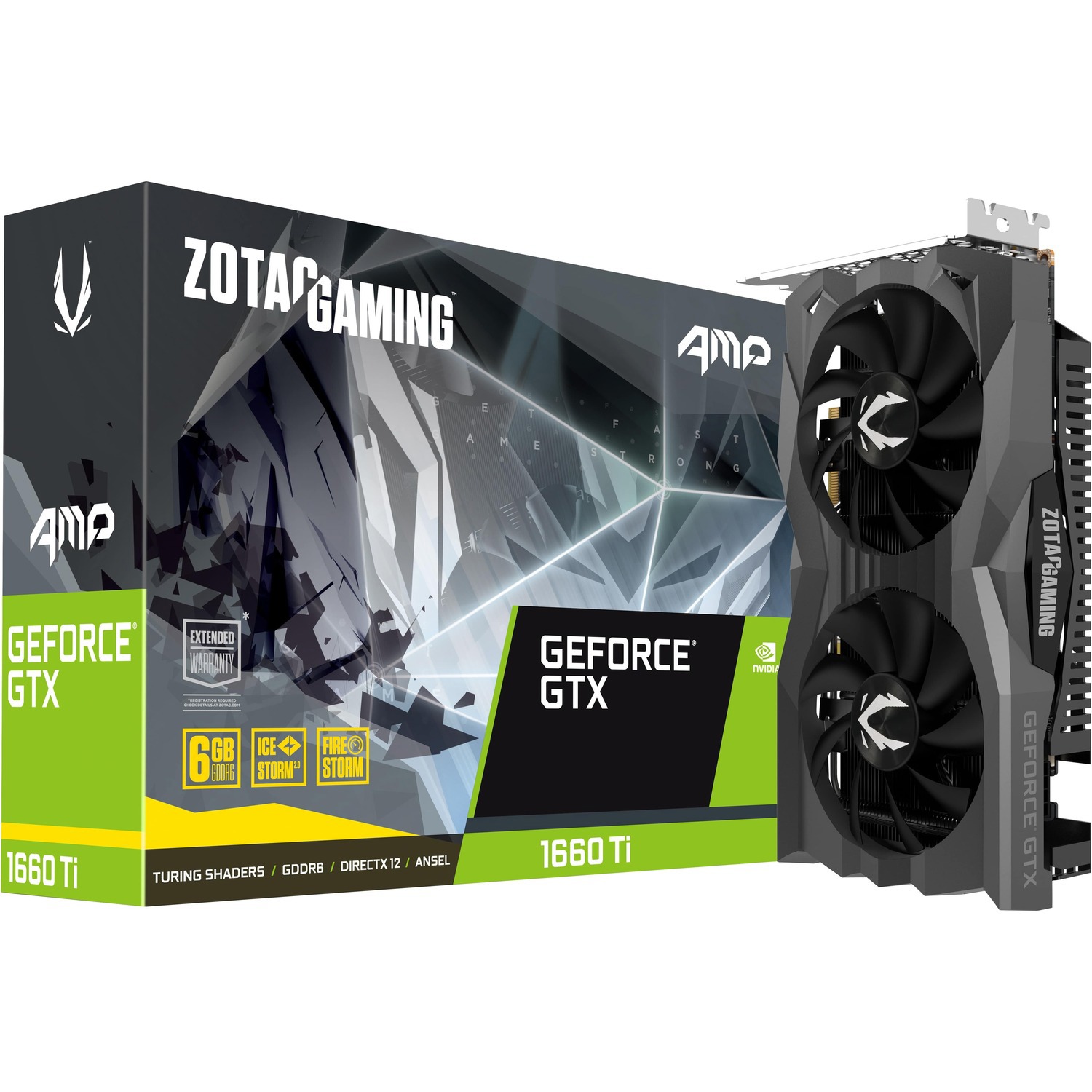 Zotac NVIDIA GeForce GTX 1660 Ti Graphic Card - 6 GB GDDR6