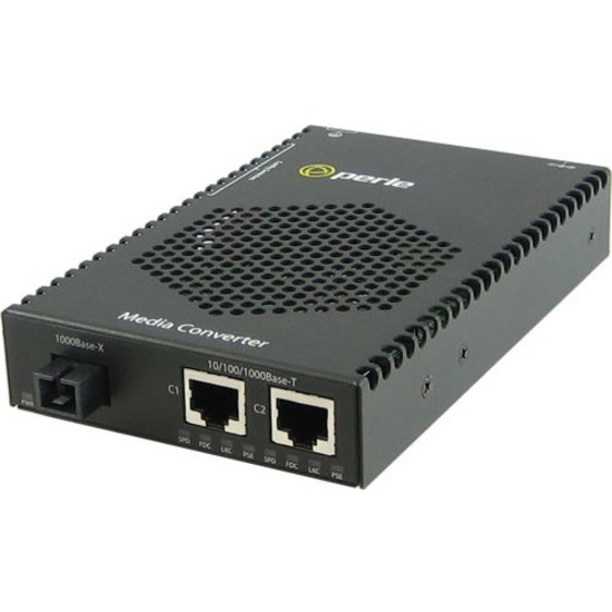 Perle S-1110DPP-S1SC40D Transceiver/Media Converter