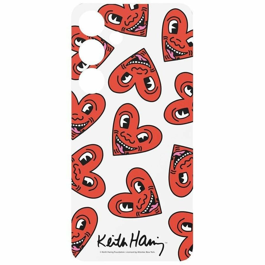 Samsung Galaxy S24 Keith Haring Heart Plate Red