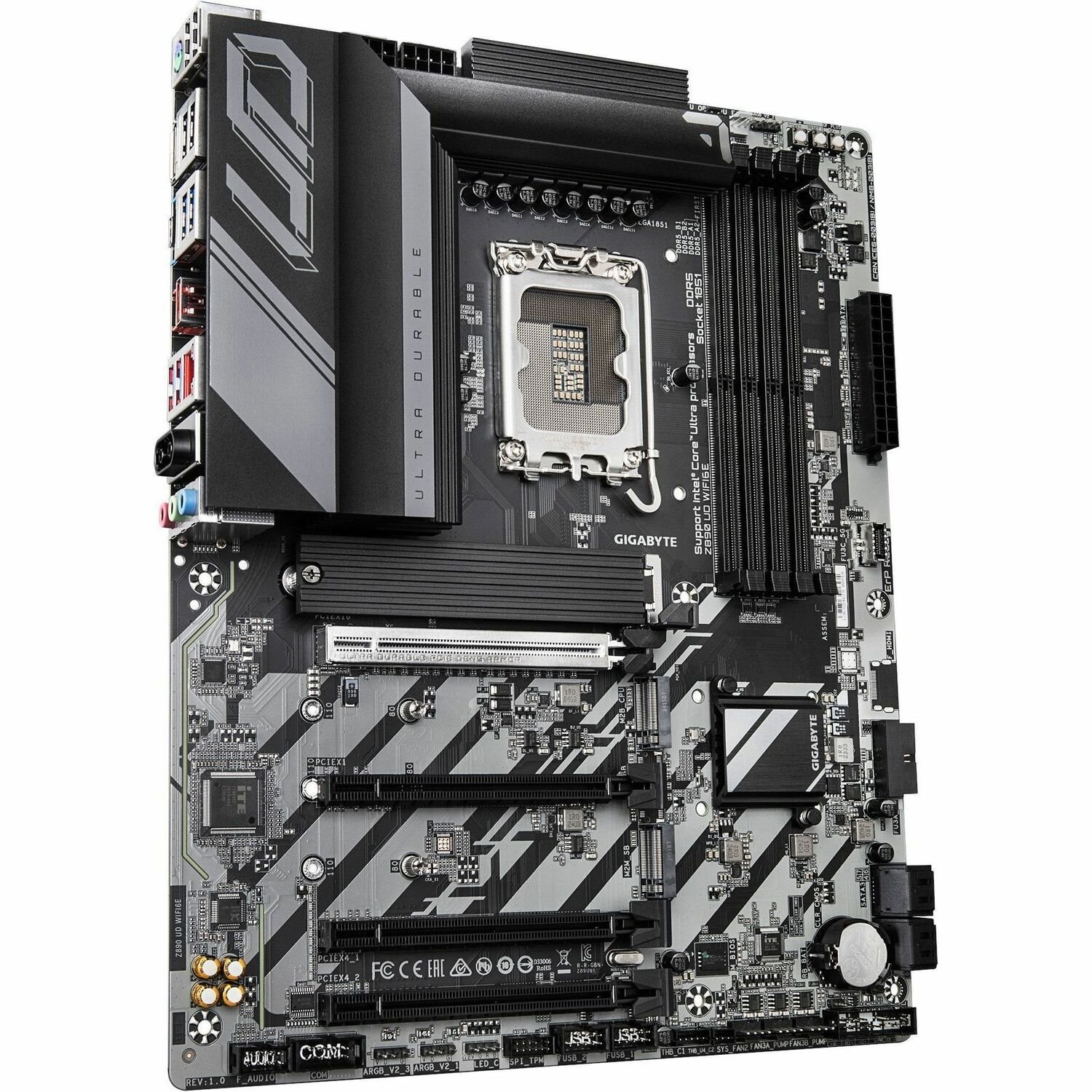 Aorus Ultra Durable Z890 UD WIFI6E Gaming Desktop Motherboard - Intel Z890 Chipset - Socket LGA-1851 - ATX