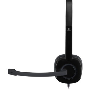 LOGITECH H151 STEREO HEADSET - WIRED, 3.5MM CONNECTION - 1YR WTY