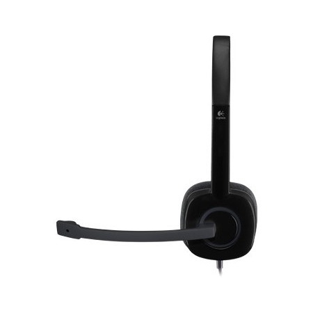 Logitech H151 Wired Over-the-head Stereo Headset - Black