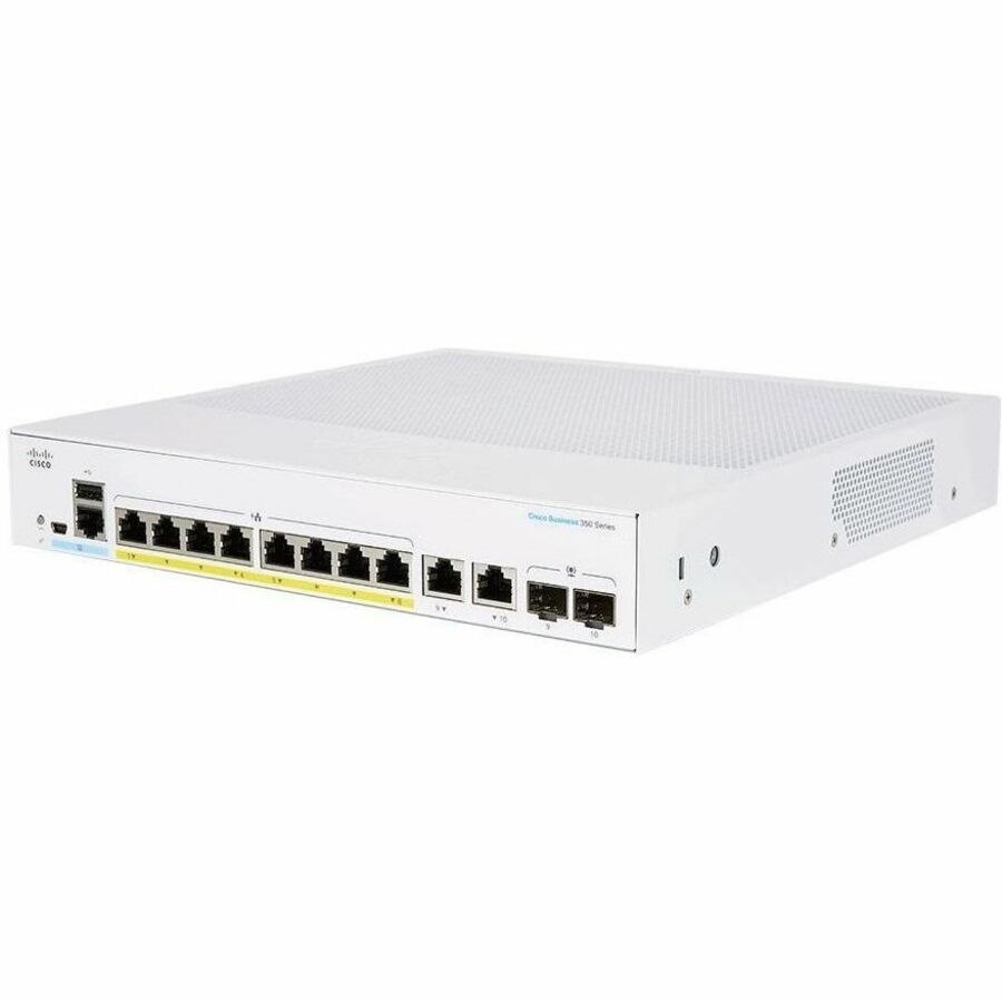 Cisco Business 250 CBS250-8FP-E-2G Ethernet Switch