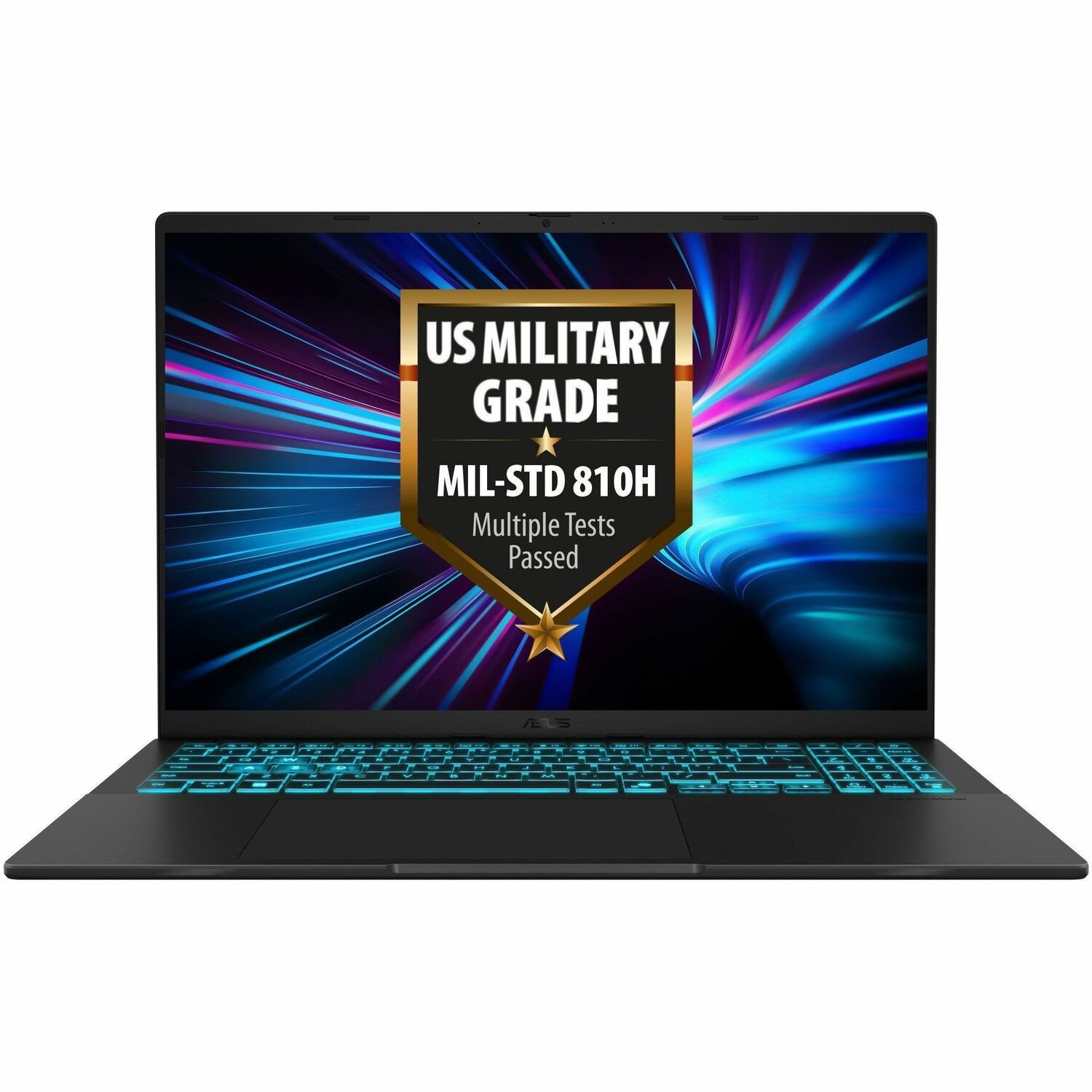 Asus V16 16' Intel Core 7 240H (Raptor Lake) 144Hz FHD Wuxga (1920X1200) 16G 1TB RTX5050-8GB GDDR7, Matte Black, Windows 11 Pro, 1.95KG