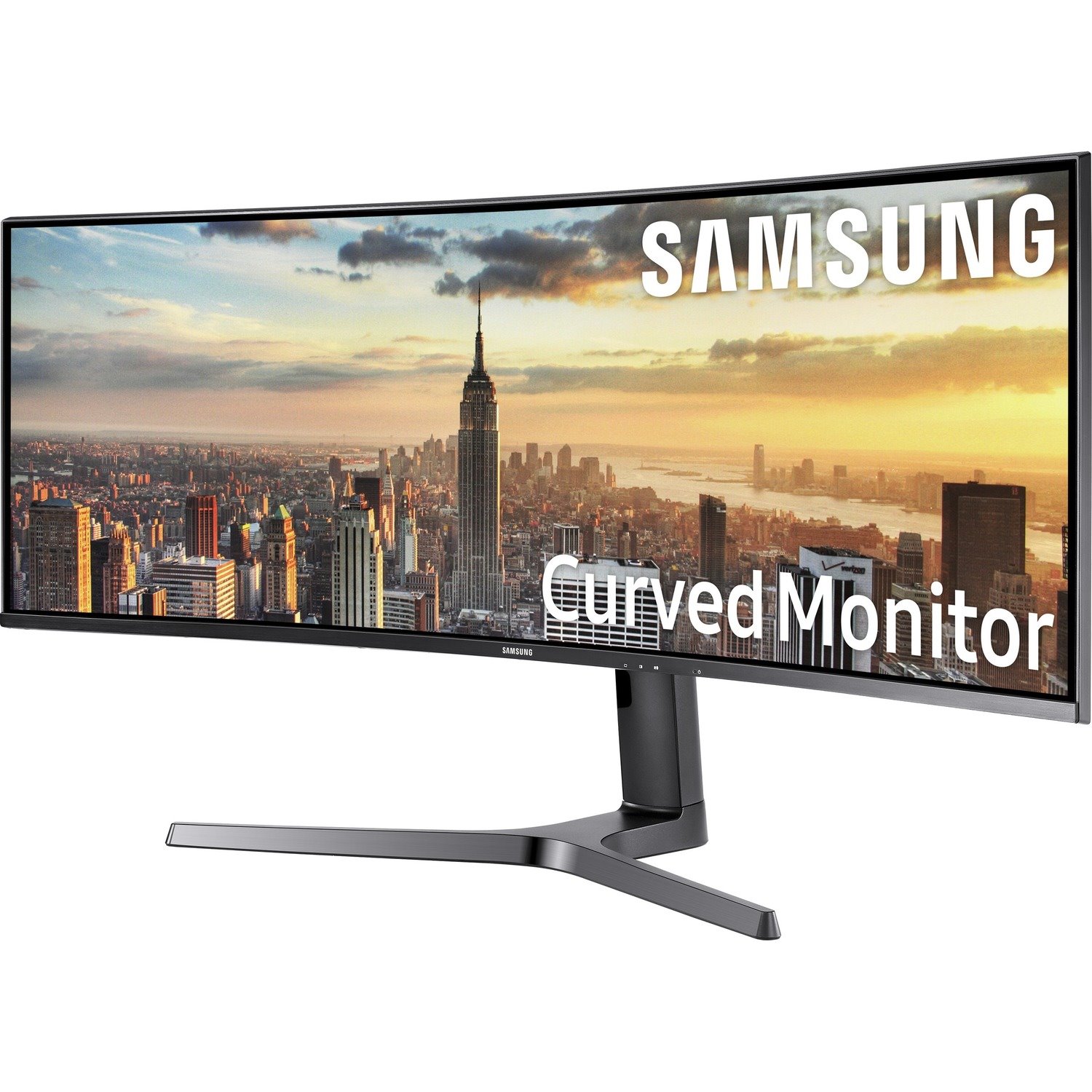 Samsung C43J890DKE 43" Class Curved Screen LCD Monitor - 32:10 - Dark Blue Gray