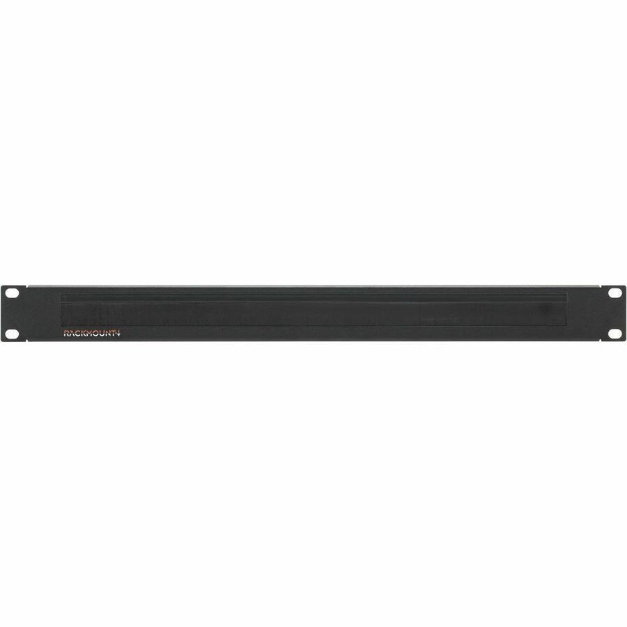 Rackmount It Rackmount 1U Blind Plate With Brush - Black