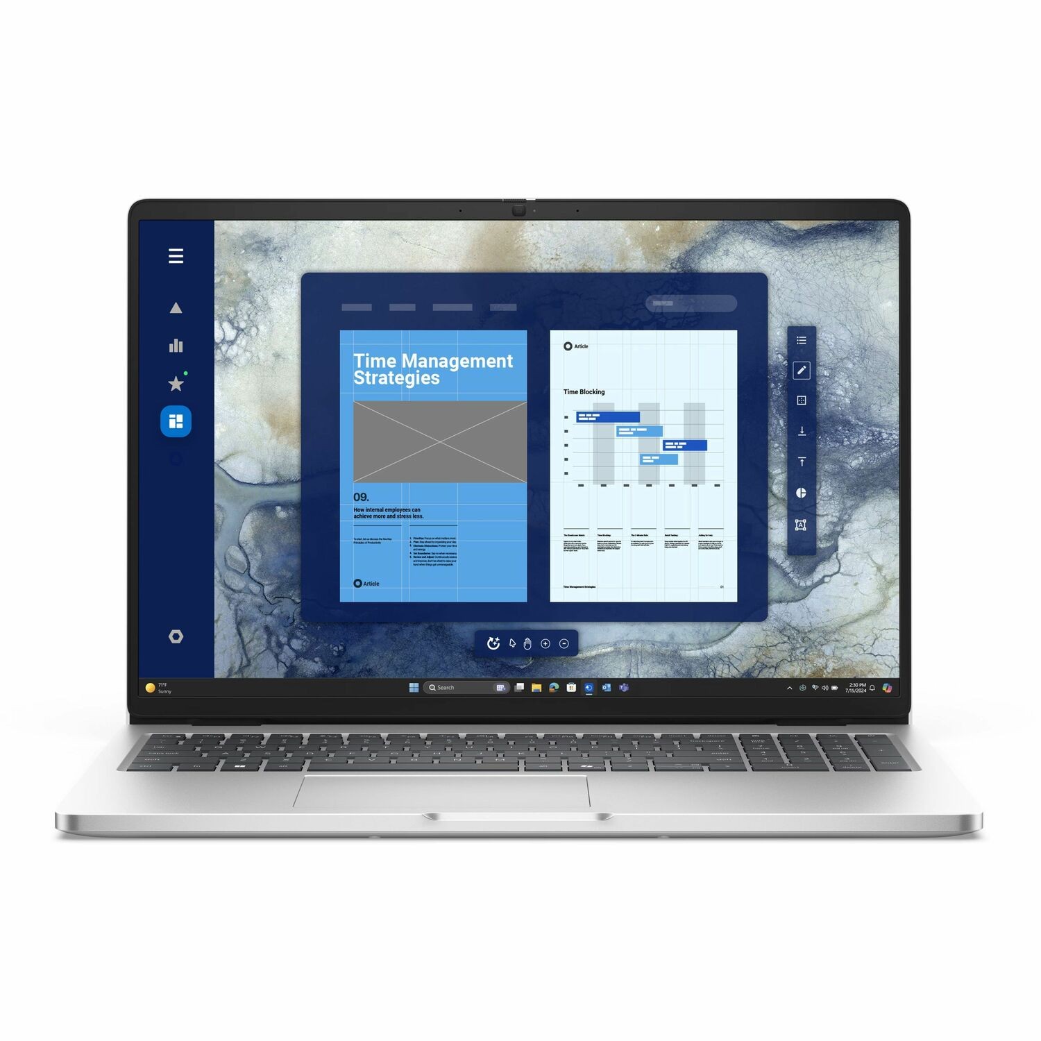 Dell Pro 16 PC16250 16" Notebook - Full HD Plus - 60 Hz - Intel Core Ultra 7 265U - vPro Technology - 32 GB - 512 GB SSD - English (US) Keyboard - Platinum Silver