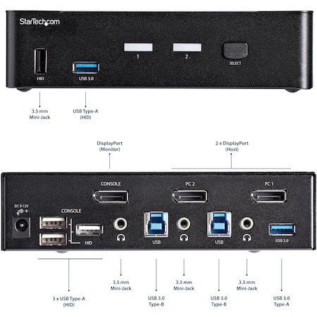 StarTech.com KVM Switchbox - TAA Compliant