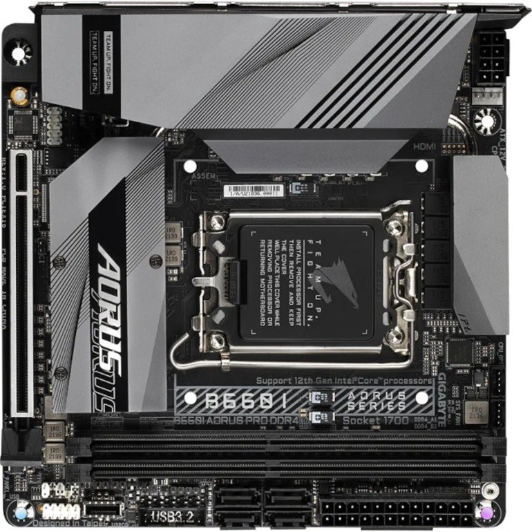 Aorus Ultra Durable B660I AORUS PRO DDR4 Desktop Motherboard - Intel B660 Chipset - Socket LGA-1700 - Intel Optane Memory Ready - Mini ITX