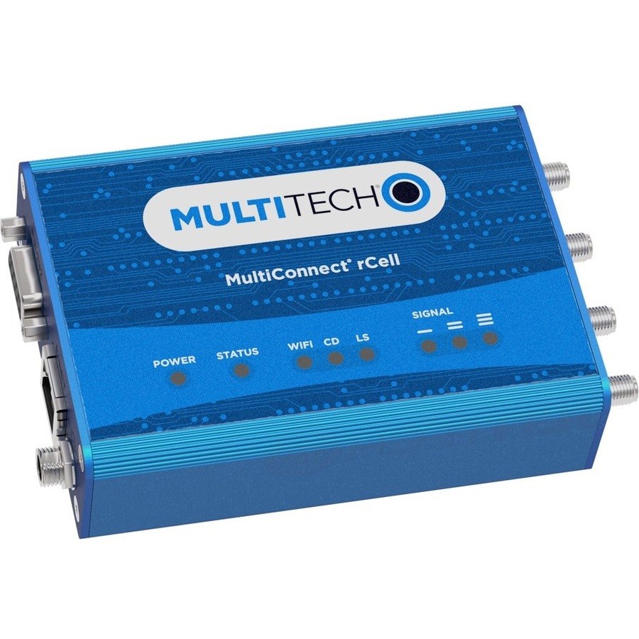 MultiTech MultiConnect rCell MTR-LEU7 Wi-Fi 4 IEEE 802.11n Cellular, Ethernet Modem/Wireless Router