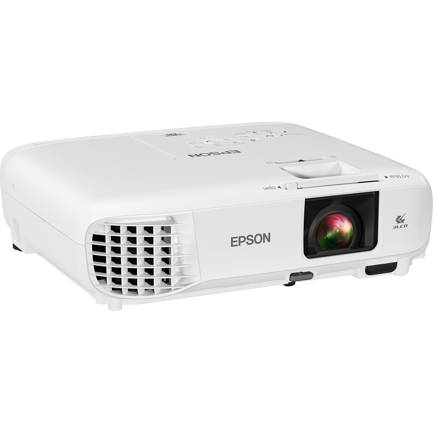 Epson PowerLite E20 LCD Projector - 4:3 - Ceiling Mountable - White