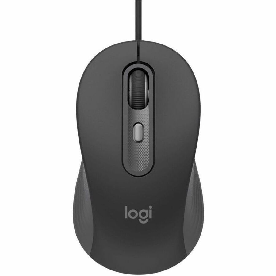 Logitech M520 For Business - Wired Mouse, Usb-C, Ambidextrous, Silent, Graphite, 2YR WTY